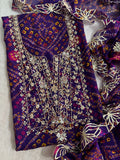 Designer Georgette Suit Set with Gota Patti Work