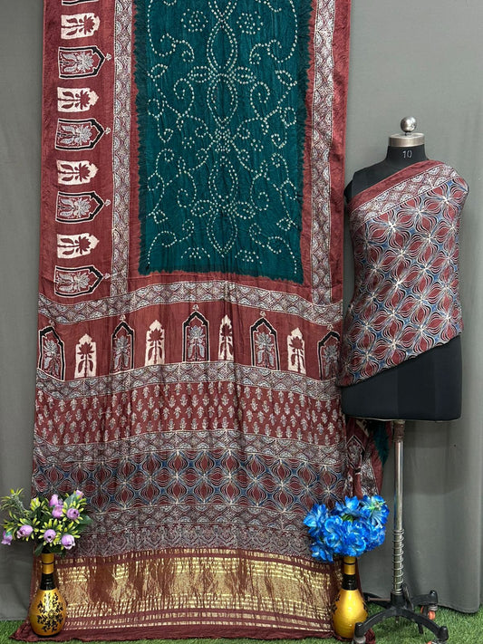 Pure Modal Silk Saree with blouse