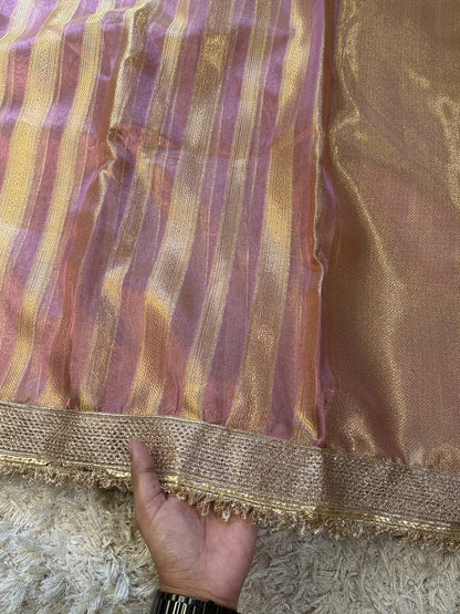 Banarasi Tissue Silk Saree With Blouse