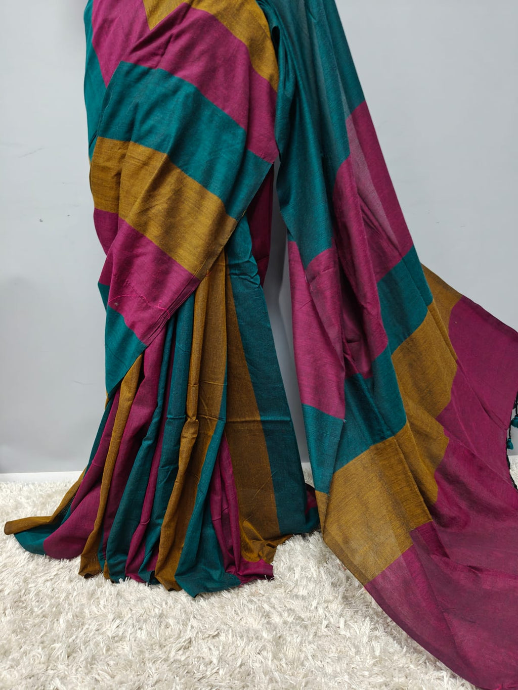 khaddi Cotton Silk Saree