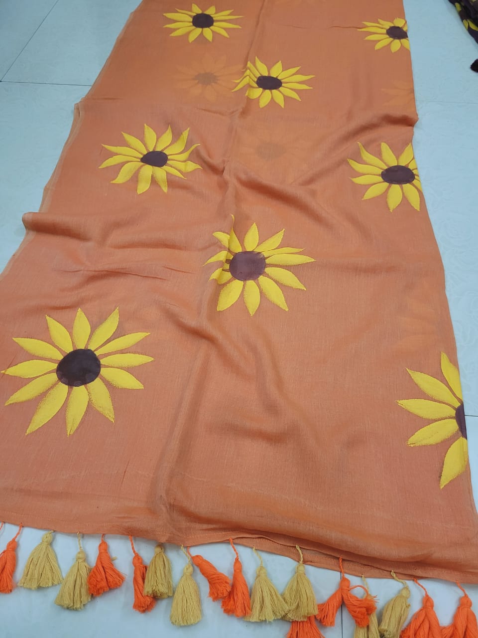 Pure Khaddi Cotton Bengal Handloom Saree With Blouse