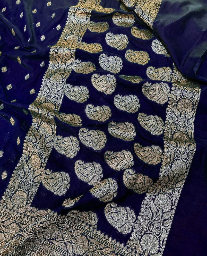 Banarasi  Semi  Warm Silk Soft Saree