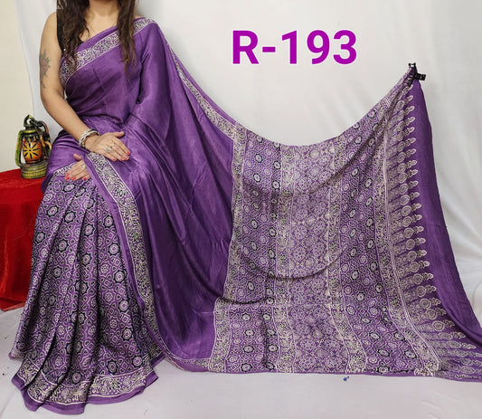 Pure Modal Silk Saree with blouse
