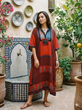 Pure Modal Silk Handblock Printed Kaftans Stitched suit