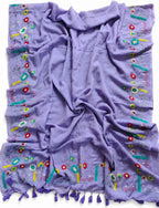 Beautiful Hand Stitch Pure Mul Cotton Saree Without blouse