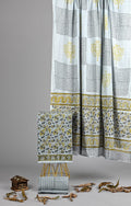 Exclusive new hand block printed cotton suits with cotton duptta