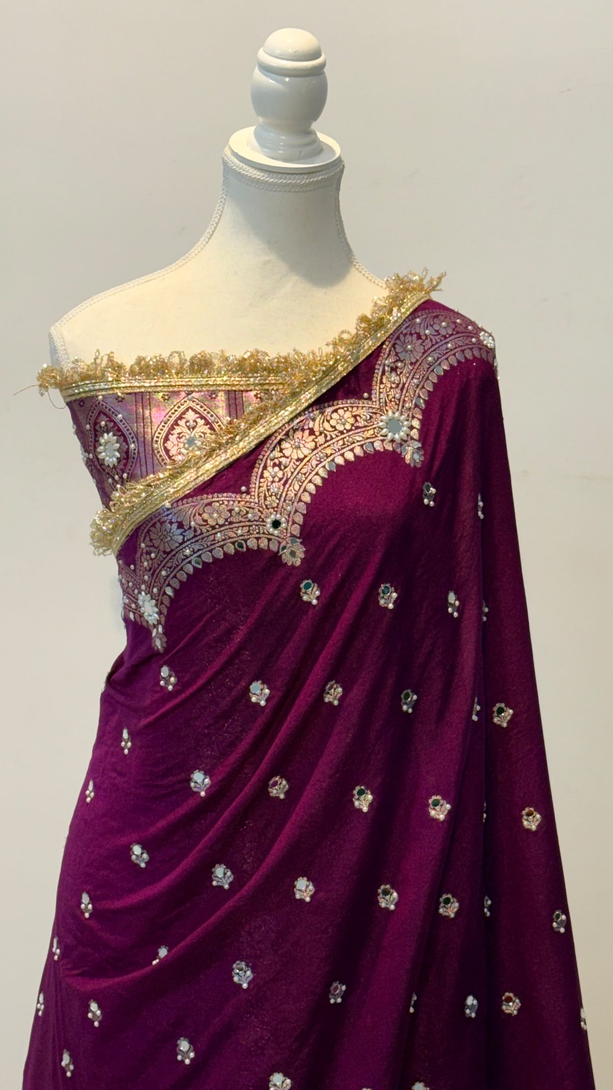Banarasi  katan soft silk saree with blouse
