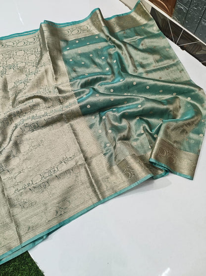 Banarasi Tissue Silk Saree With Blouse
