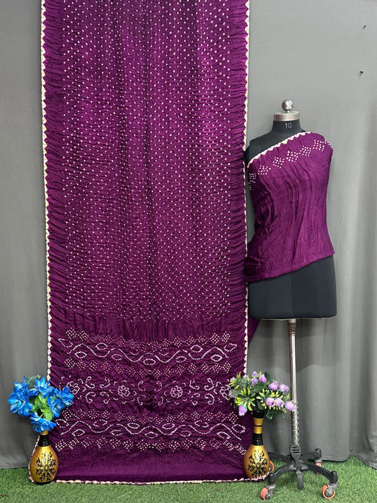 Pure Modal Silk Saree with blouse