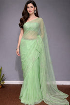 Pure Jaipuri Chiffon Saree