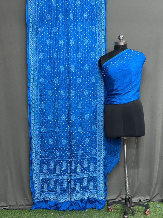 Pure Modal Silk Saree with blouse