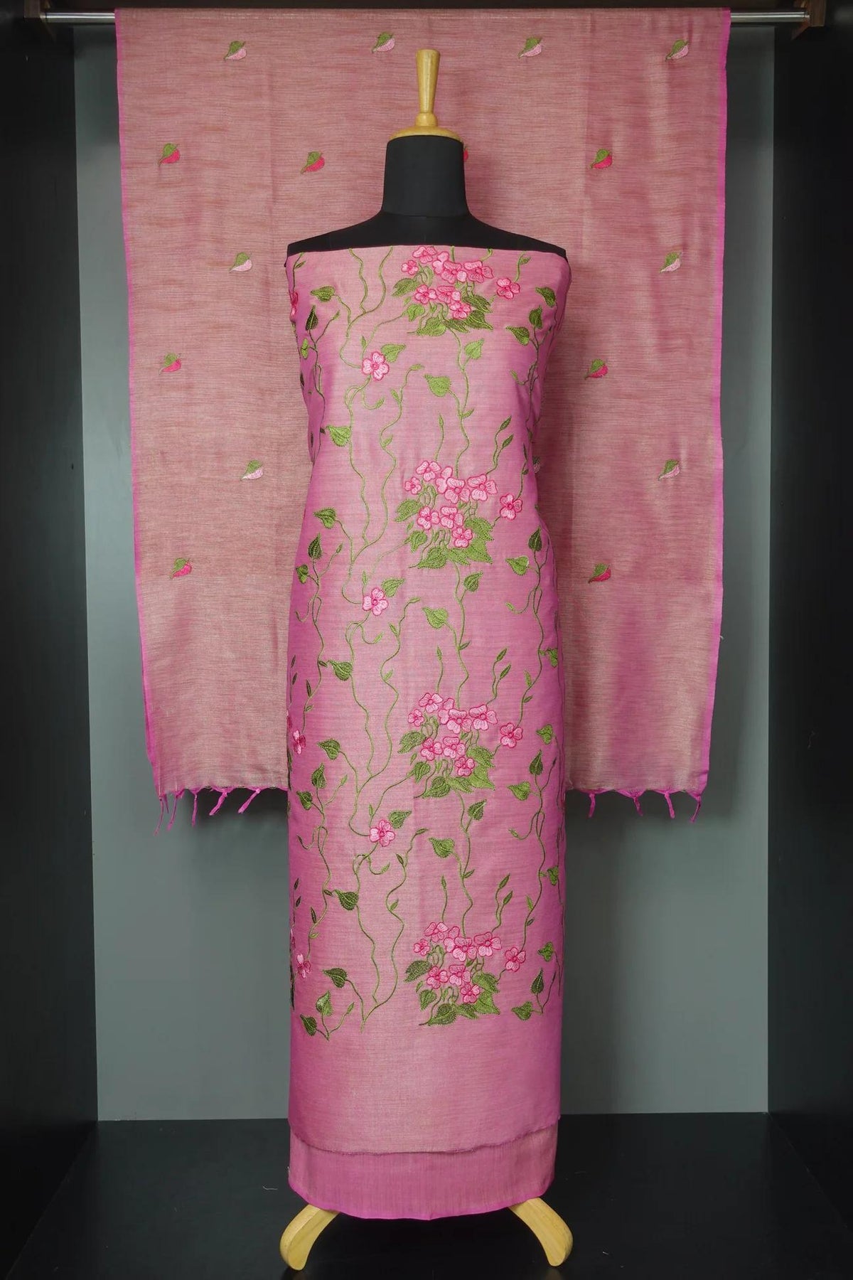 Pure Khaddi Cotton Linen Unstitched Suit