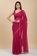 Pure Jaipuri Chiffon Saree