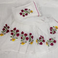Kota cotton embroidery work Saree