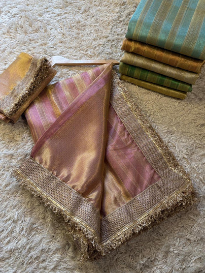 Banarasi Tissue Silk Saree With Blouse