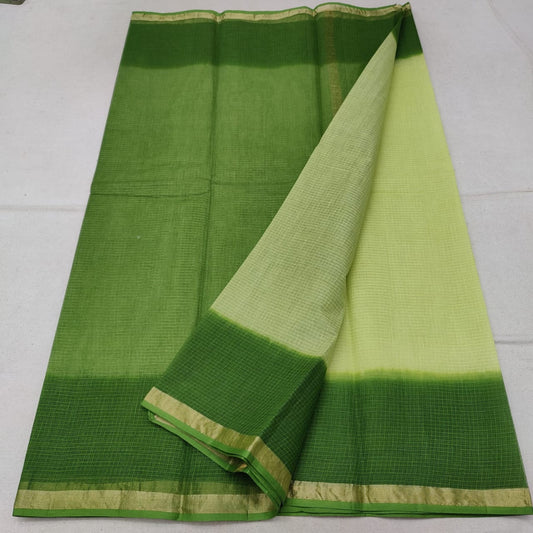 Kota Cotton Plain Dye Saree