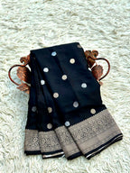 Banarasi katan mashru silk saree