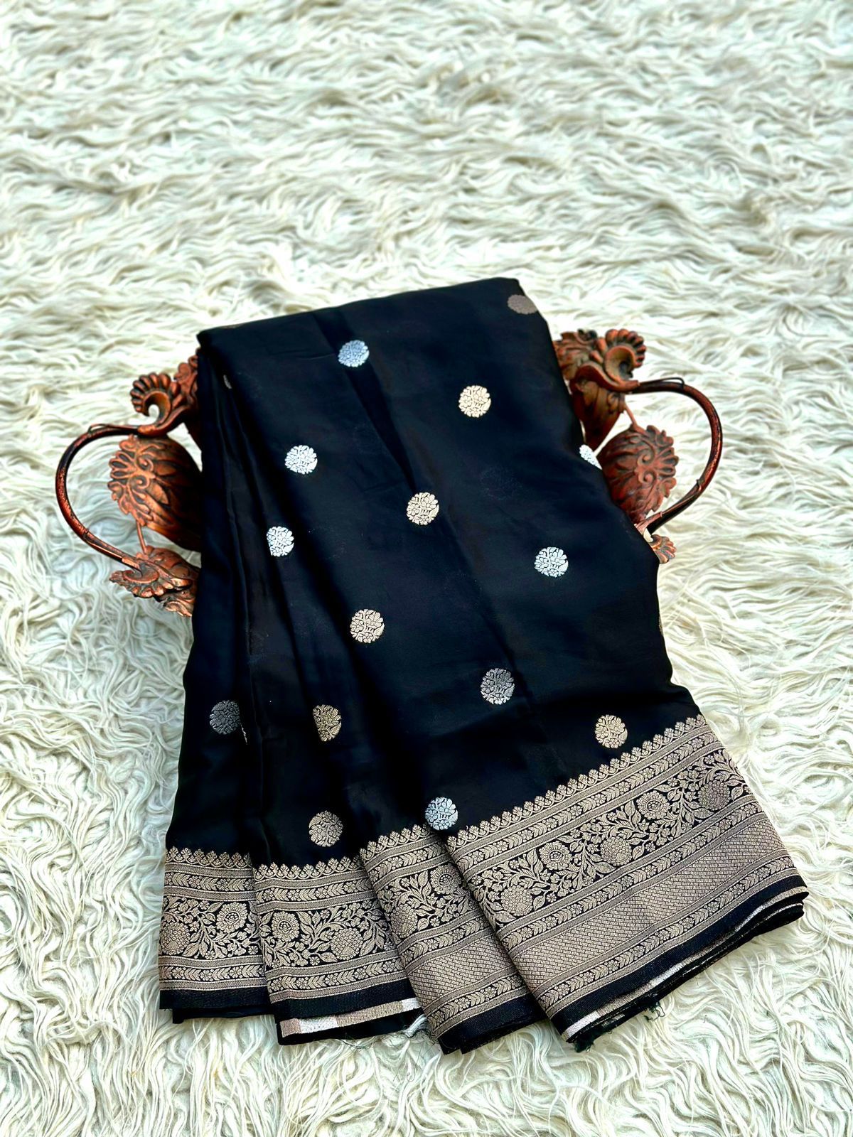 Banarasi katan mashru silk saree