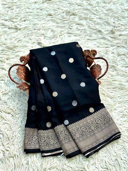 Banarasi katan mashru silk saree