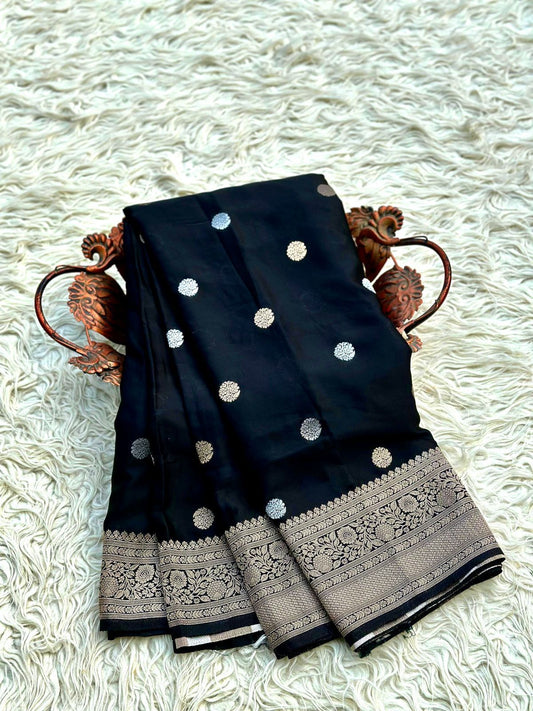 Banarasi katan mashru silk saree