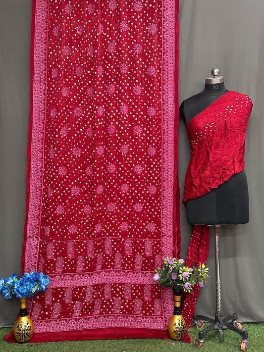 Pure Modal Silk Saree with blouse