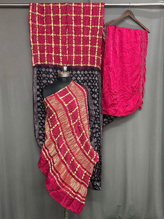Pure Modal Silk Saree with blouse