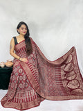 Pure Modal Silk Saree with blouse