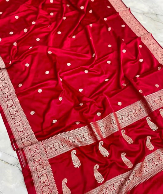 Banarasi katan mashru silk saree