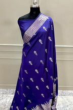 Banarasi Ganga Ghat katan silk saree