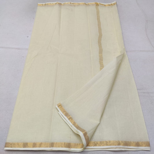 Kota Cotton Plain Dye Saree