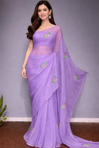 Pure Jaipuri Chiffon Saree