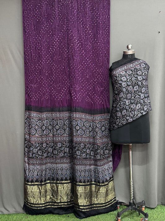 Pure Modal Silk Saree with blouse