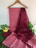 Bhagalpuri Katan Silk 3PC Unstitched Suit