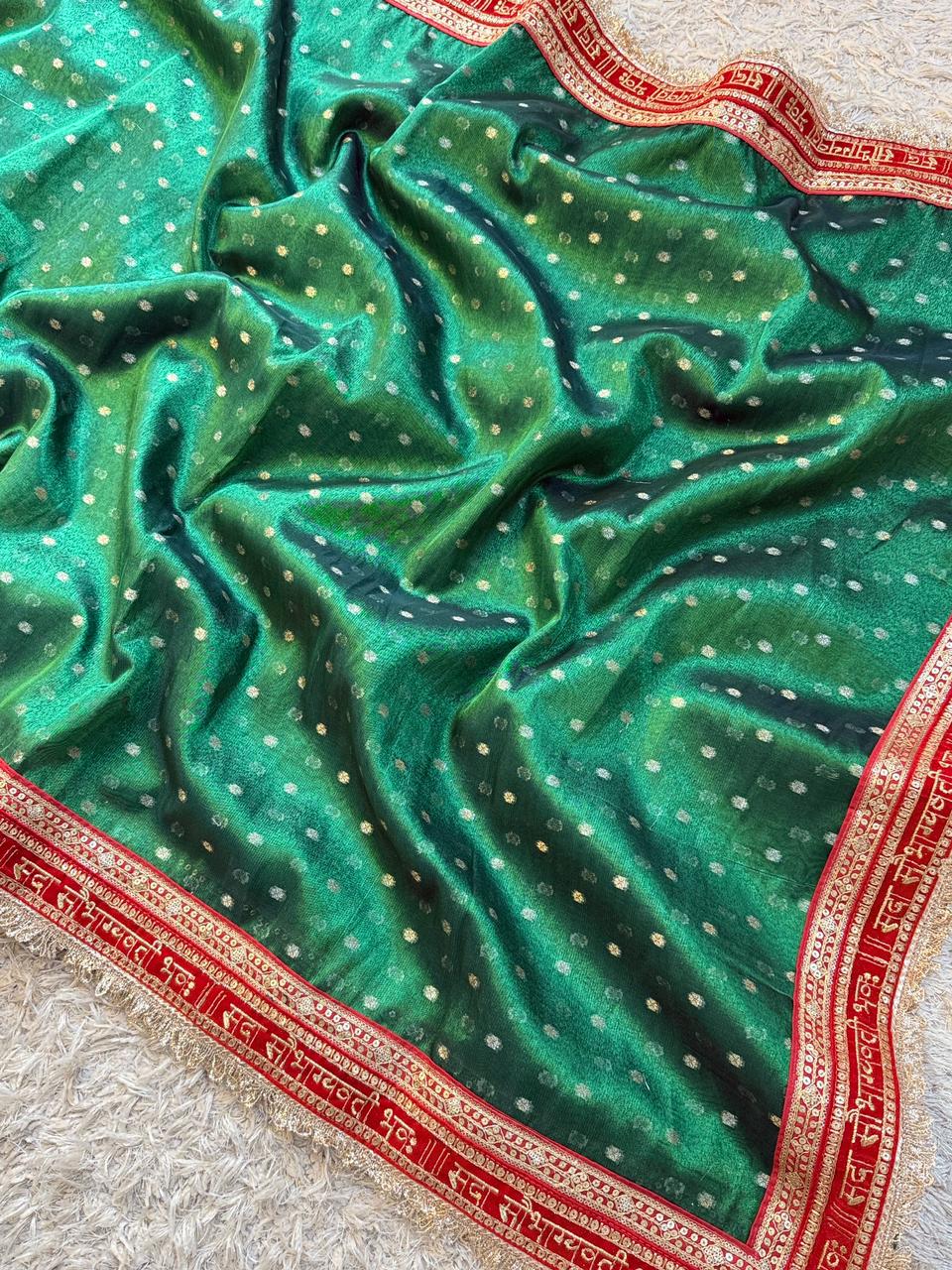 Banarasi Tissue Silk Saree With Blouse
