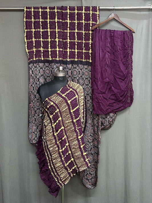 Pure Modal Silk Saree with blouse