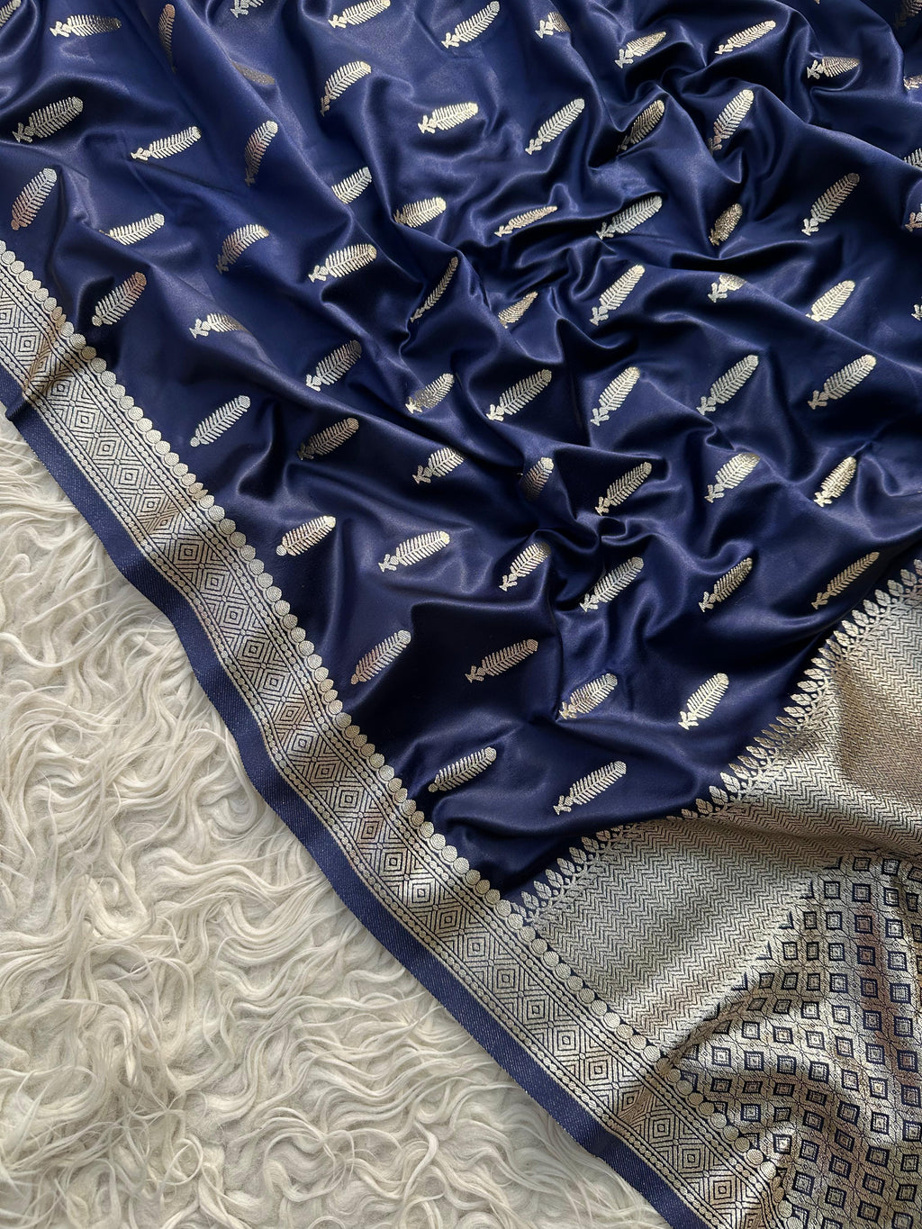 Banarasi katan mashru silk saree