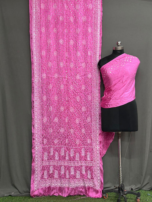 Pure Modal Silk Saree with blouse