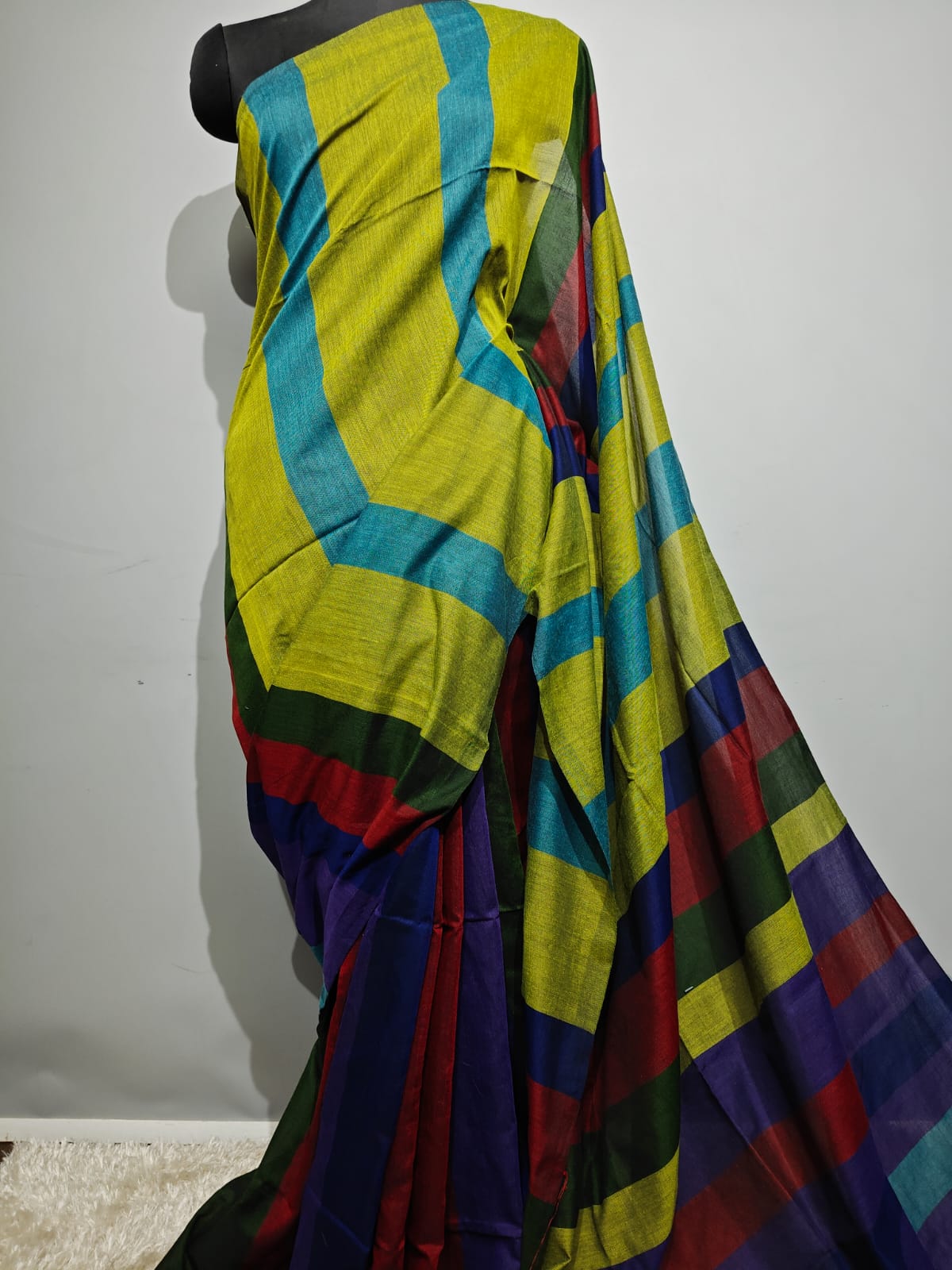 khaddi Cotton Silk Saree