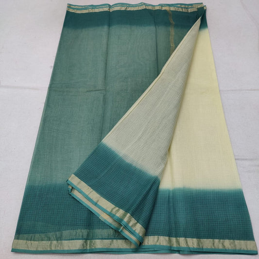 Kota Cotton Plain Dye Saree