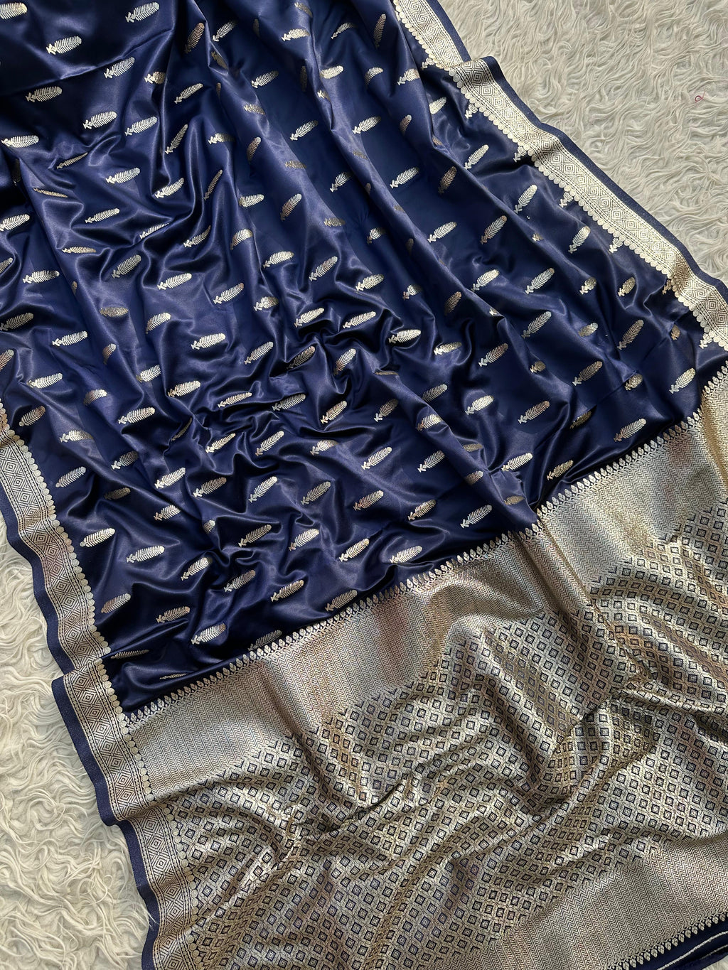 Banarasi katan mashru silk saree