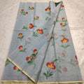 Beautiful kota cotton hand brush print work saree