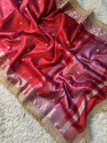 Banarasi Tissue Silk Saree With lace work border