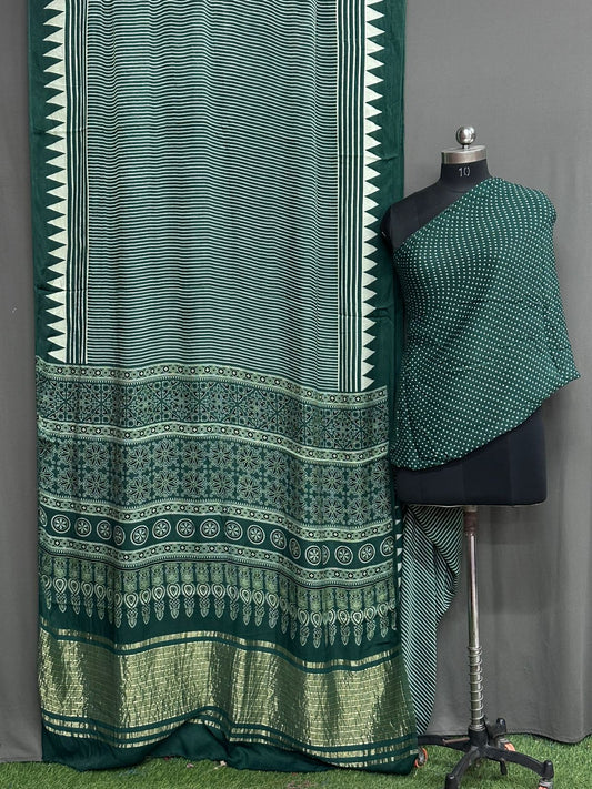 Pure Modal Silk Saree with blouse