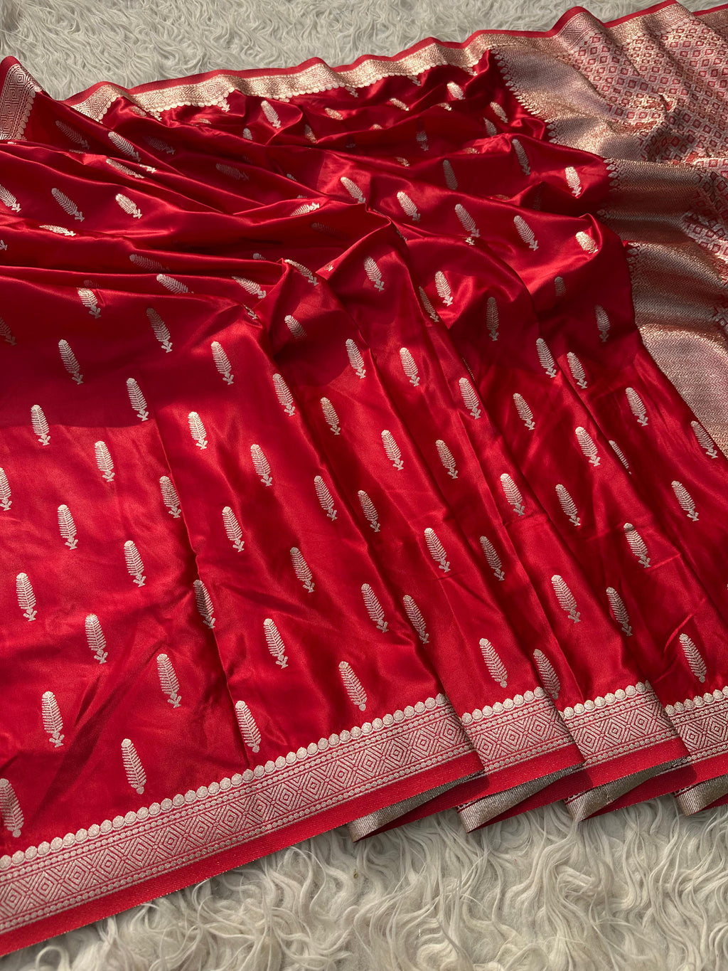 Banarasi katan mashru silk saree