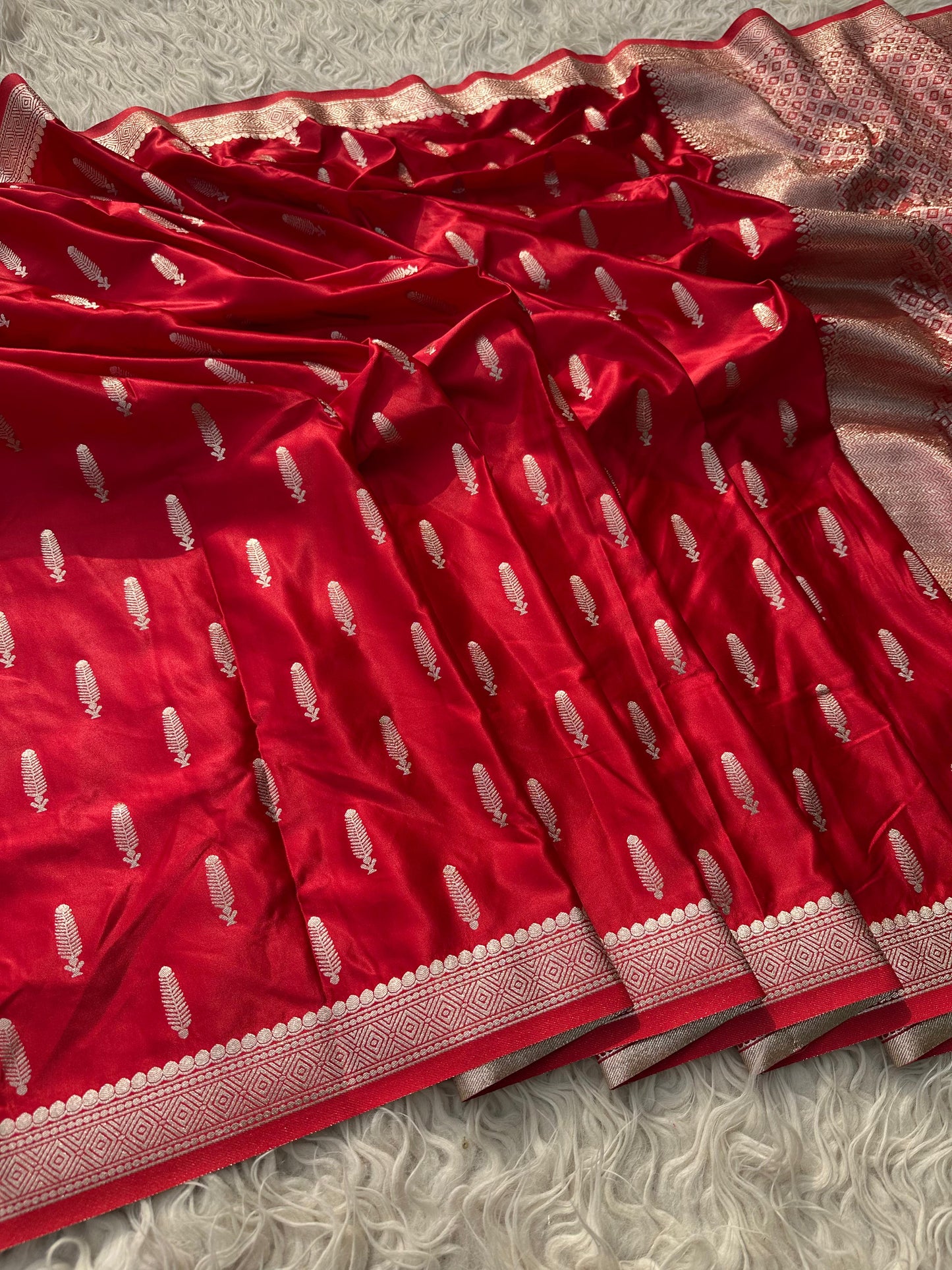 Banarasi katan mashru silk saree