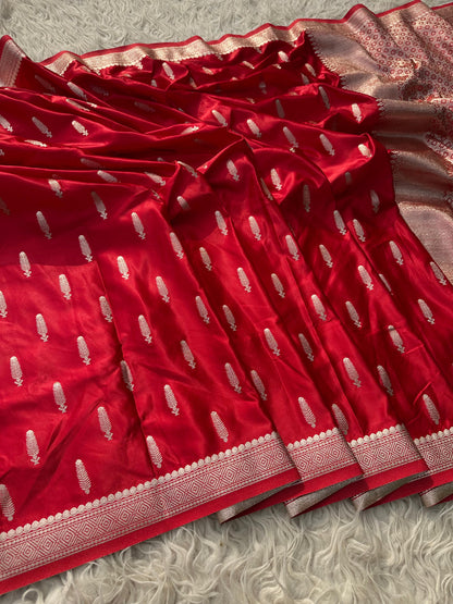 Banarasi katan mashru silk saree