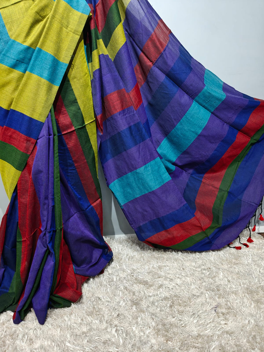 khaddi Cotton Silk Saree