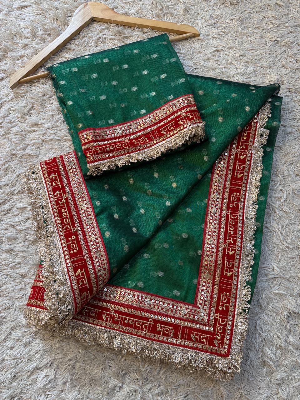Banarasi Tissue Silk Saree With Blouse