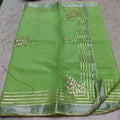kota cotton kacha gota patti work saree