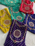 Designer Georgette Suit Set with Gota Patti Work